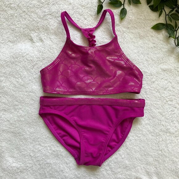 Toddler Swimwear Bundle Est. 1989 Fac. Outlet & George 4-5T | Stripe Purple GUC - Picture 2 of 16